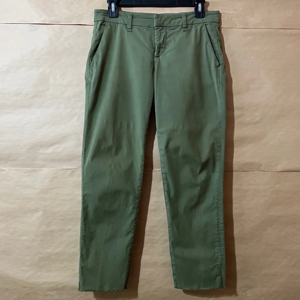 Frank & Eileen | Wicklow Pants The Italian Chino Twill Cotton Olive Green Size 0